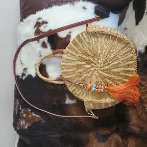 Sam Edelman Giuliana Round Straw Tote